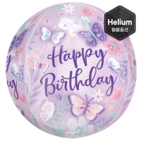 [Anagram] 헬륨옹브레 버터플라이 벌스데이 40cm