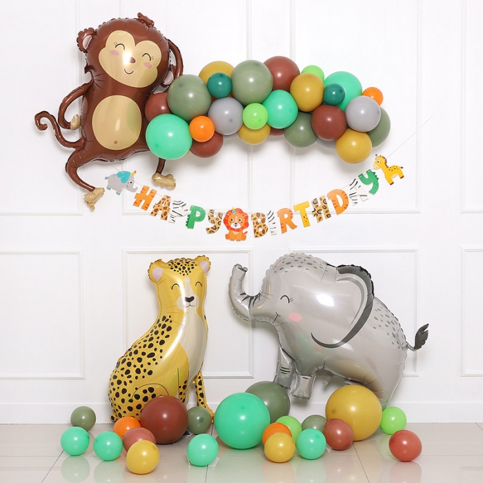 [파티인어박스] 정글 생일파티 장식세트