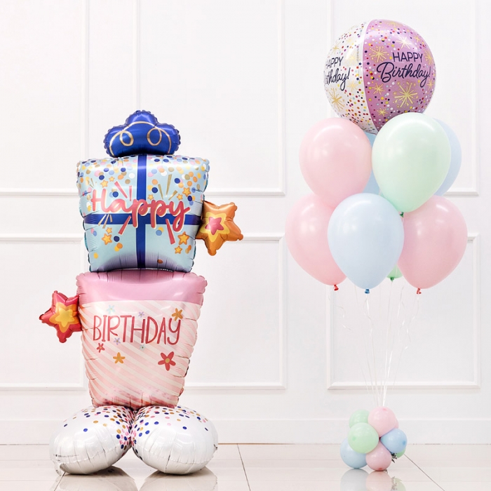 생일딜리버리팩 생일선물 헬륨풍선세트